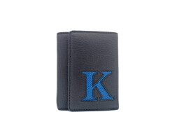 三つ折り財布　インレイ “K”